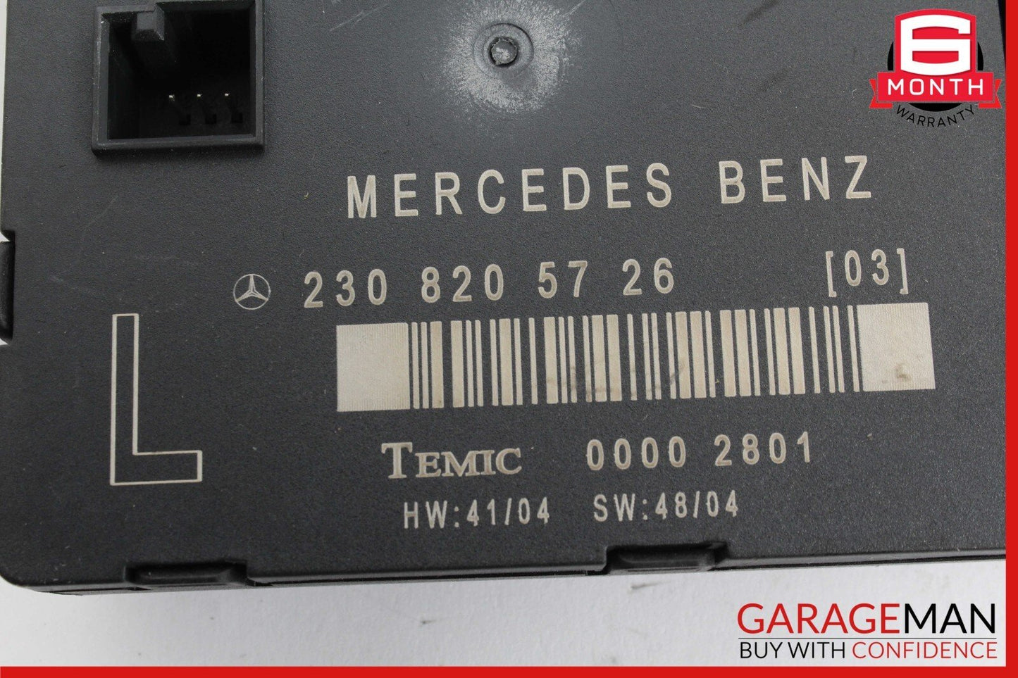 03-12 Mercedes R230 SL550 SL55 AMG Front Left Door Control Module 2308203526 OEM