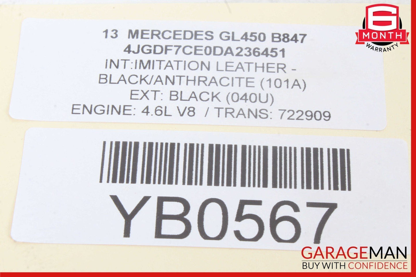 12-20 Mercedes X166 GL450 SLK250 Hand Parking Brake Control Module OEM