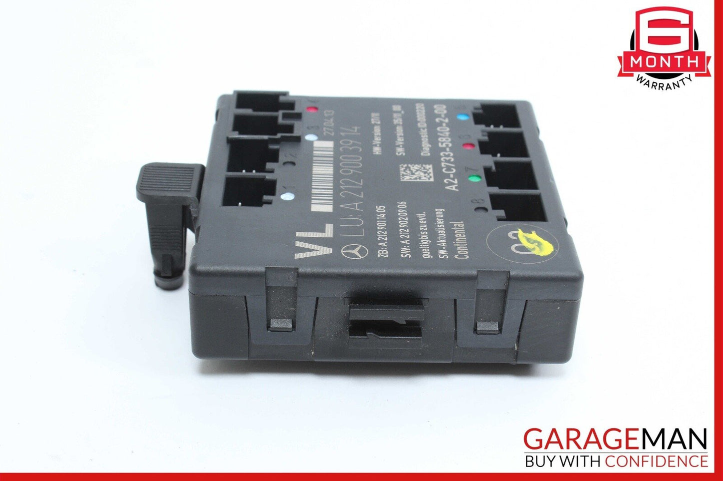 08-14 Mercedes W204 C250 C300 Front Left Driver Side Door Control Module Unit