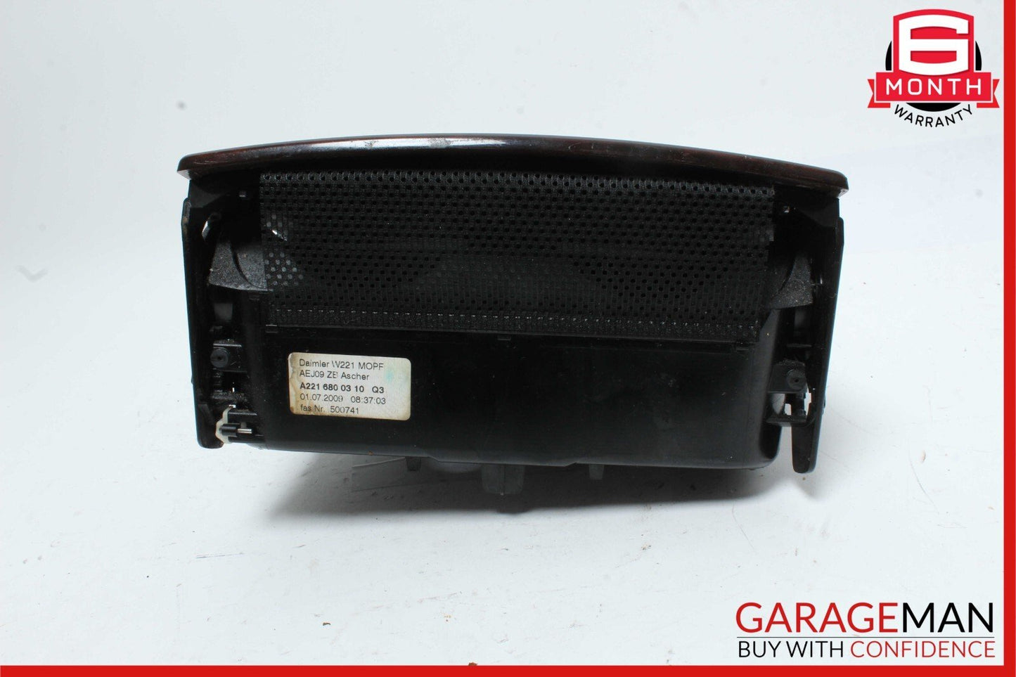 10-13 Mercedes W221 S600 S400 S550 Ash Tray Ashtray Lighter Cup Holder Trim Wood