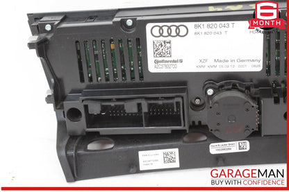 13-17 Audi A4 Q5 A5 Front A/C AC Climate Control Switch Panel Assembly OEM