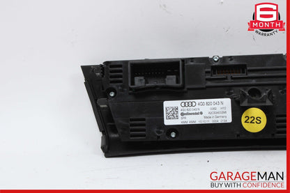 12-18 Audi A7 A6 Dash A/C AC Heater Climate Control Switch 4G0820043H OEM
