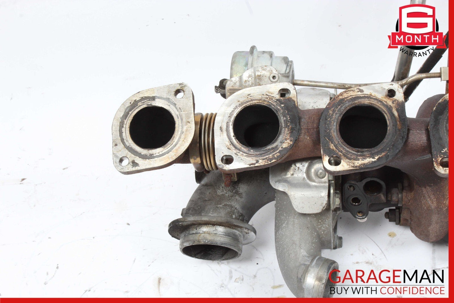 07-14 Mercedes CL600 S600 5.5L V12 Left Side Turbocharger Turbo Manifold Assy