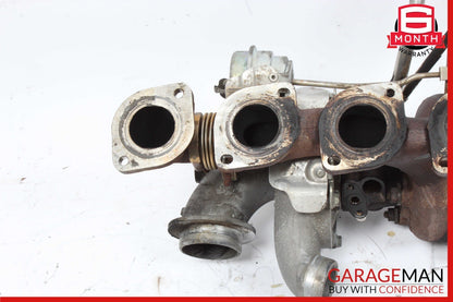 07-14 Mercedes CL600 S600 5.5L V12 Left Side Turbocharger Turbo Manifold Assy