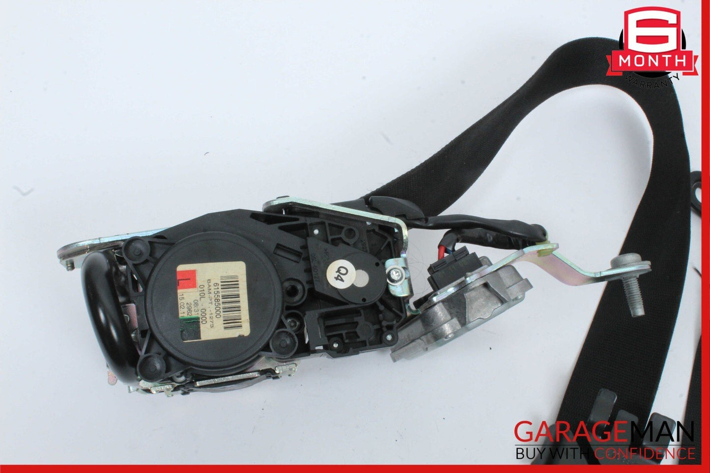 10-13 Mercedes W212 E350 E550 Front Left Side Seatbelt Seat Belt Retractor Black