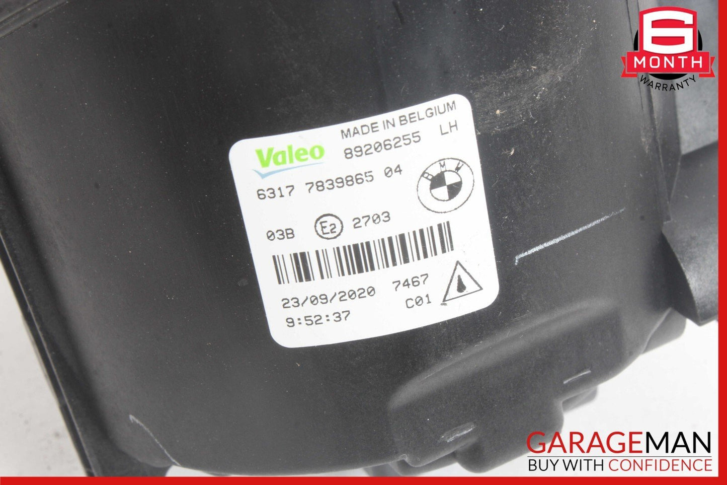 05-13 BMW 3 Series E92 Front Left Driver Side Fog LIght 89206255 OEM