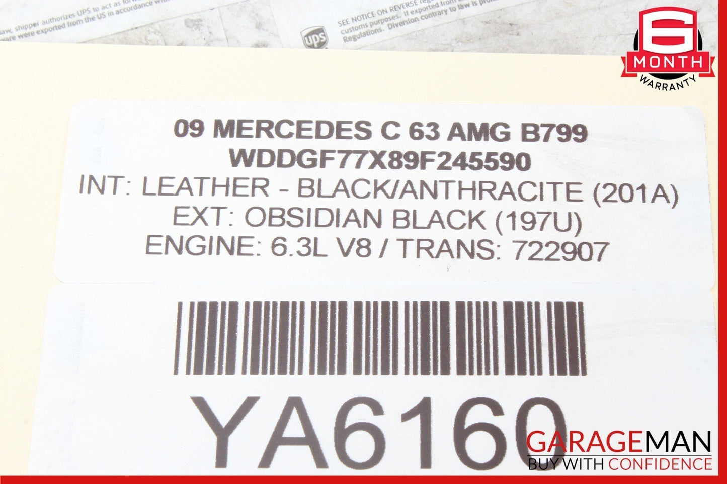 08-11 Mercedes W204 C63 AMG iPod iPhone Interface Multimedia Audio Control OEM