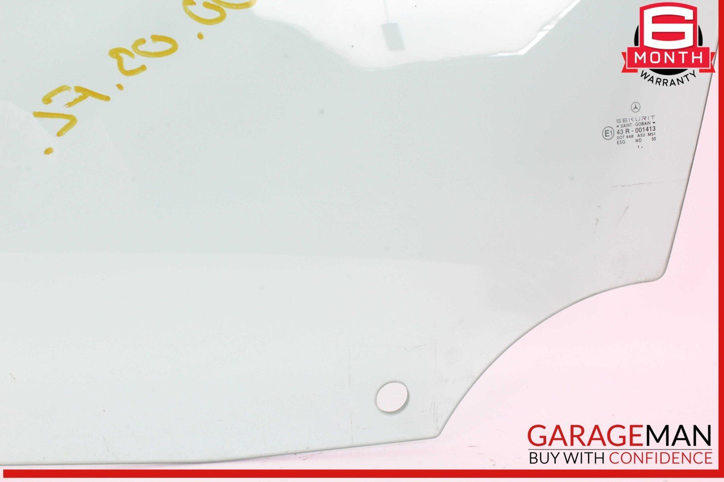 03-12 Mercedes R230 SL500 SL55 AMG Front Left Driver Side Door Window Glass OEM