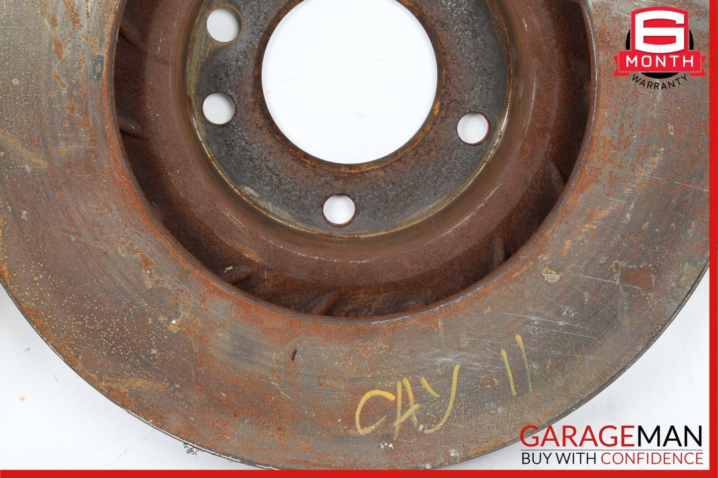 11-18 Porsche Cayenne 958 S Front Right & Left Side Brake Rotor Disc Set of 2 Pc