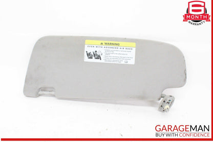 07-14 Mercedes W216 CL550 Front Right Passenger Side Sun Visor Sunvisor Gray OEM