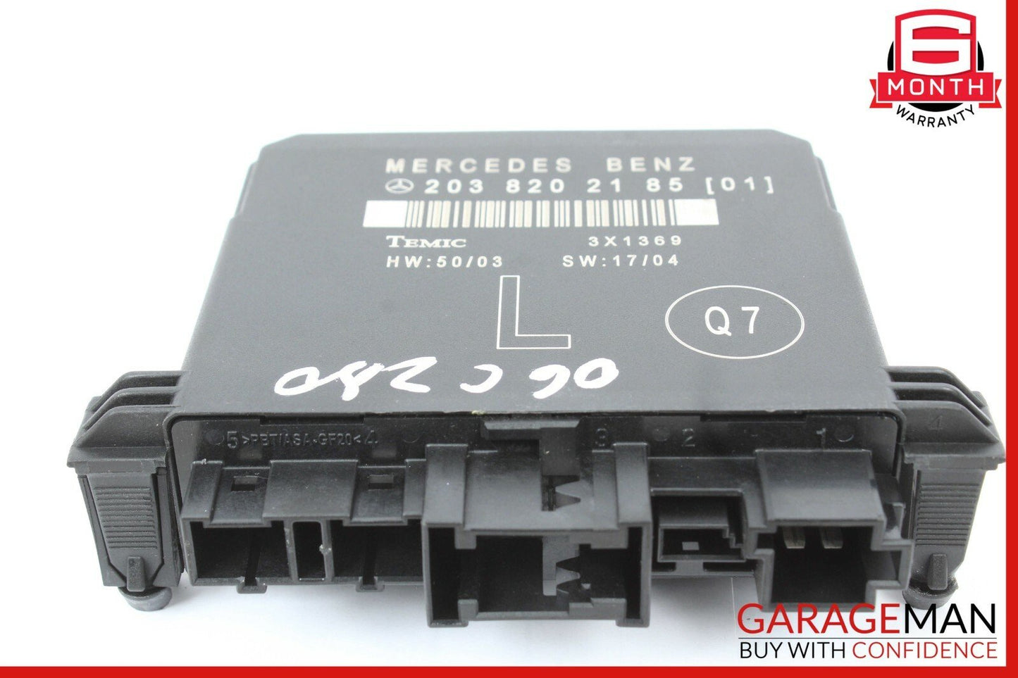 01-07 Mercedes W203 C280 C320 C55 AMG Rear Left Side Door Controller Module Unit