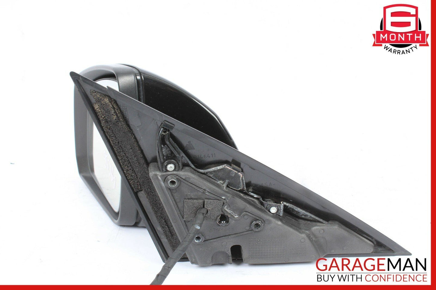 08-09 Mercedes W204 C350 C63 AMG Front Left Side Mirror Rear View Door Black