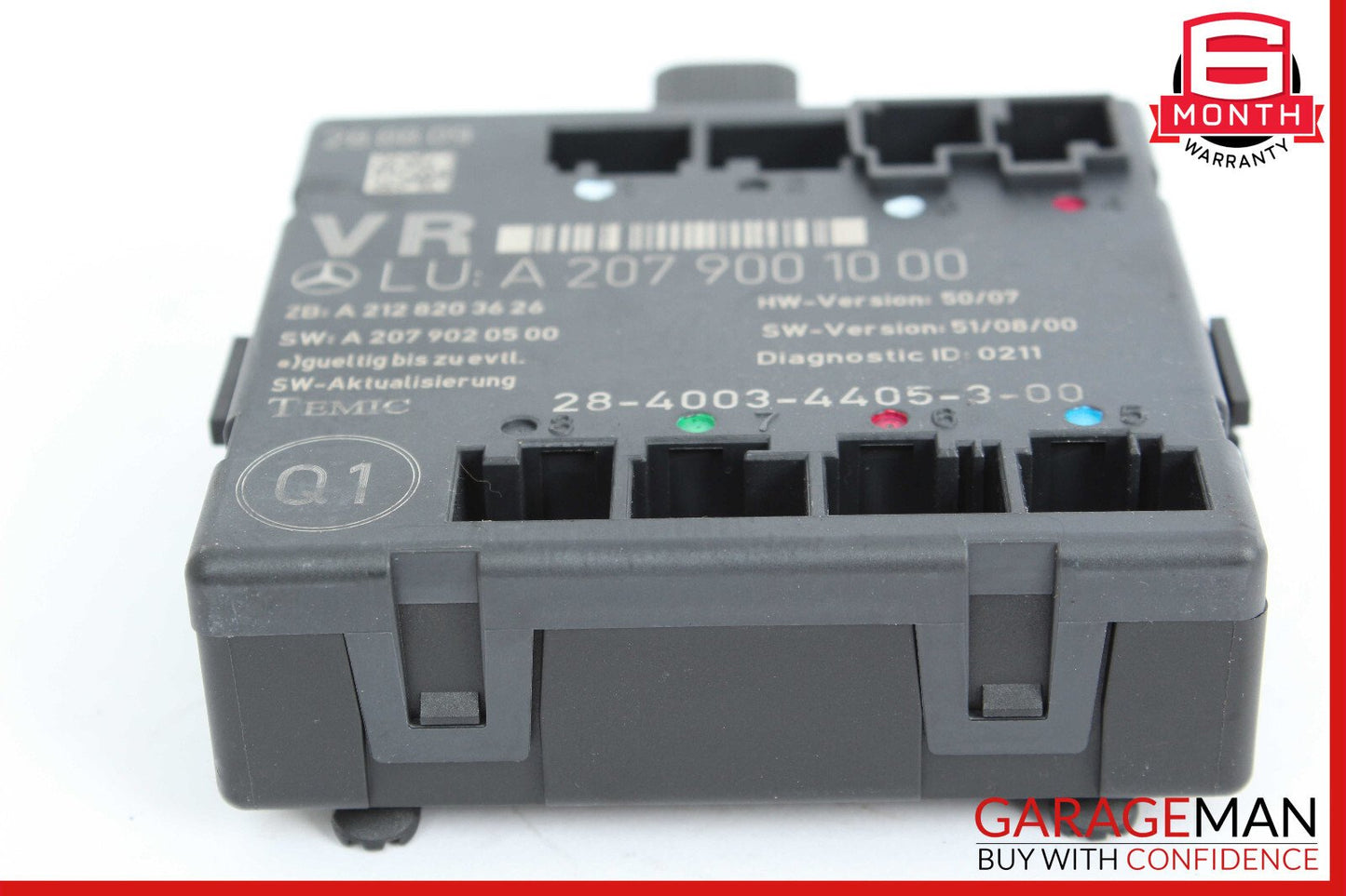 10-13 Mercedes W207 E350 Coupe Front Right Side Door Control Module 2079001000