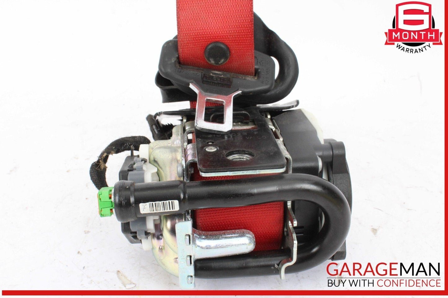 12-14 Mercedes W204 C350 C250 Front Right Side Seat Belt Retractor Red OEM