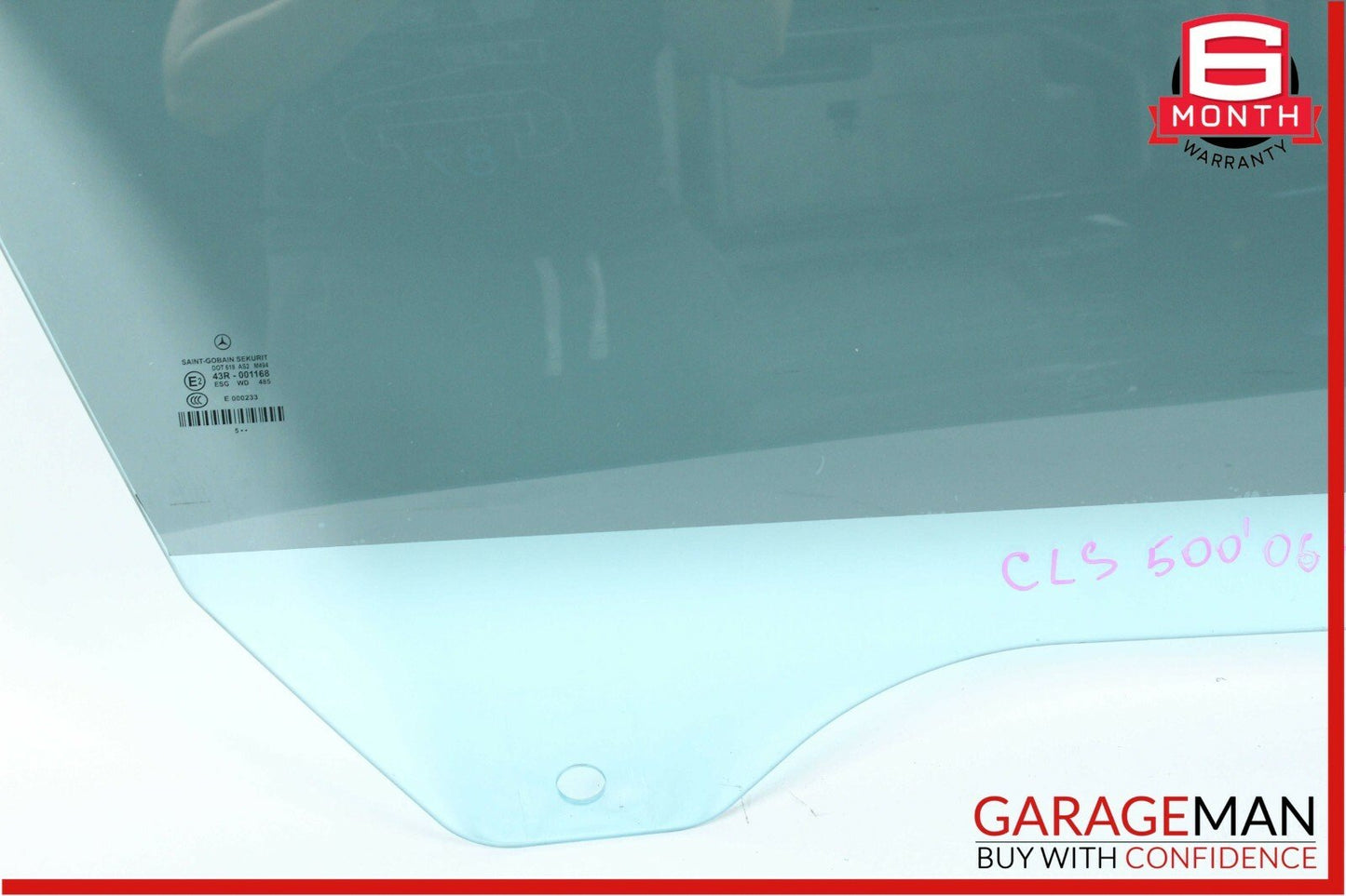 06-11 Mercedes W219 CLS500 CLS350 Front Right Passenger Door Window Glass Tinted