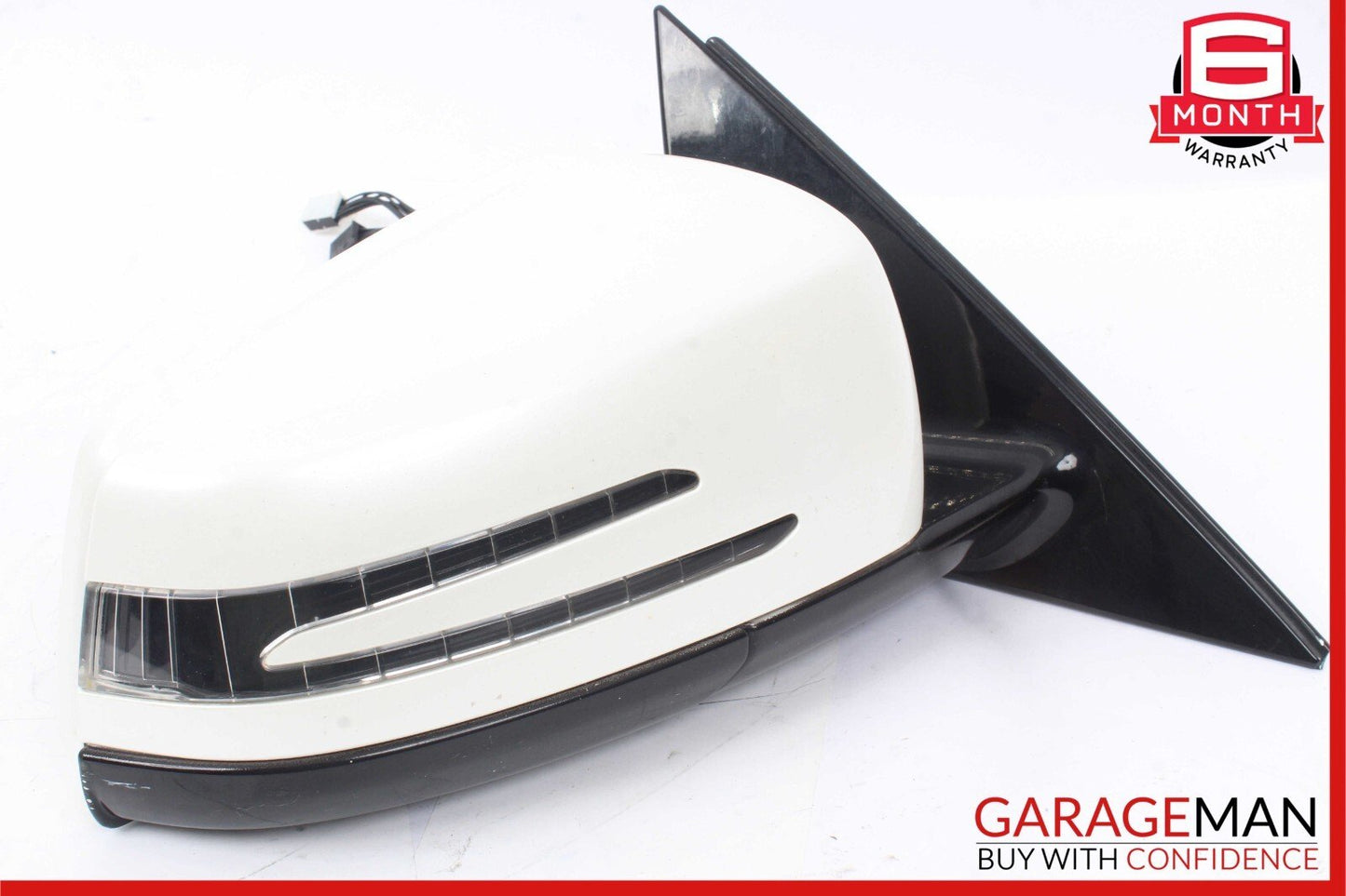 10-13 Mercedes W221 S500 S400 S63 AMG Right Side Rear View Door Mirror White OEM