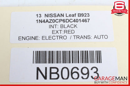 13-15 Nissan Leaf ECU Engine Control Module 237403NF1A