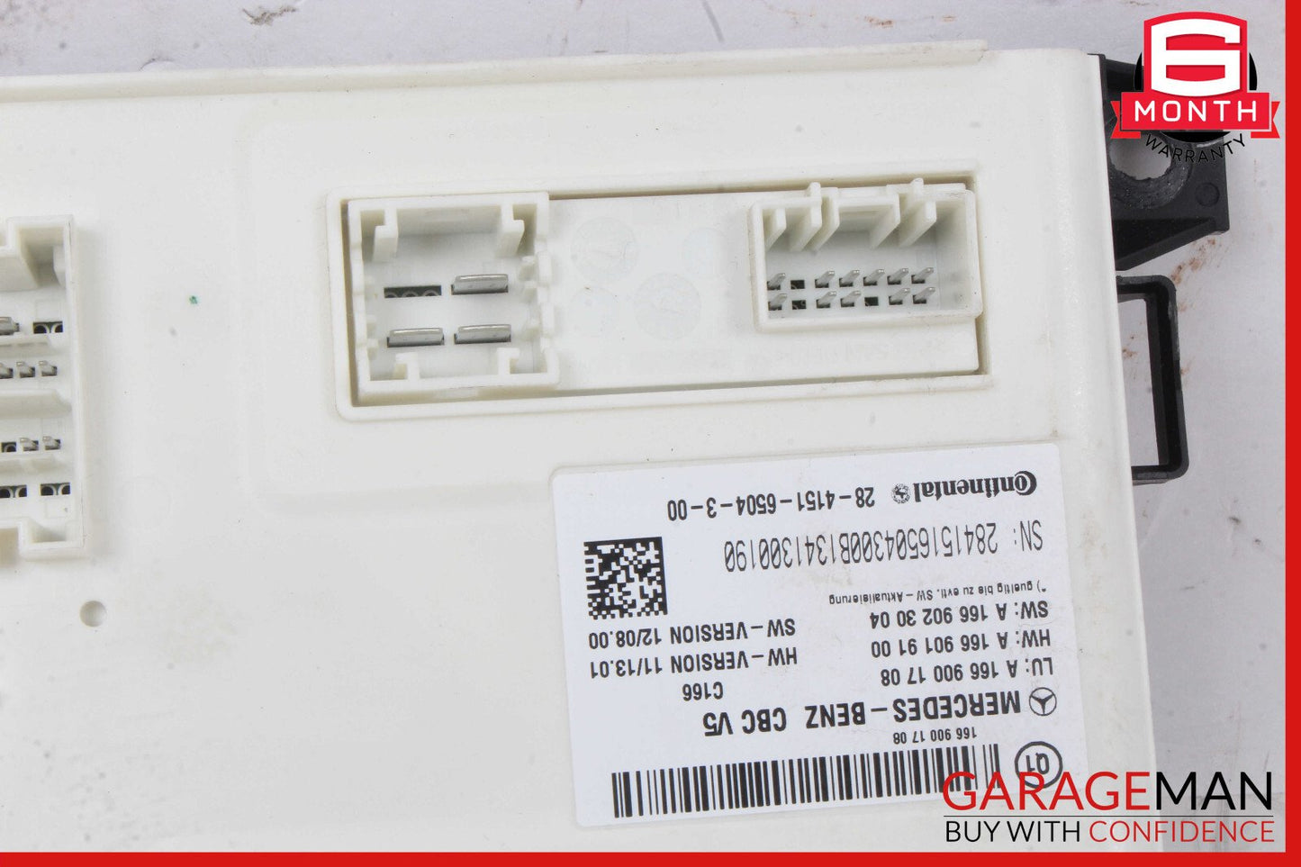 12-19 Mercedes W166 ML400 GL450 Front SAM Control Module Unit OEM