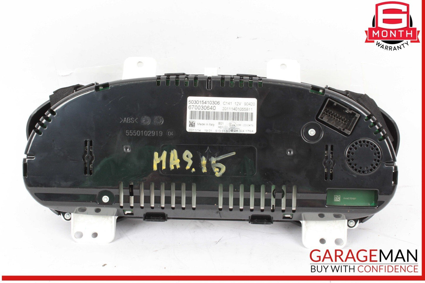 14-17 Maserati Ghibli Speedometer Odometer Instrument Cluster Gauge OEM
