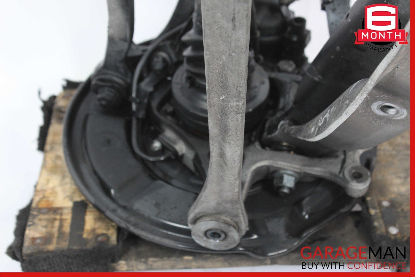 03-06 Mercedes SL500 Rear Right Spindle Knuckle Hub Driveshaft Rotor Disc Assy