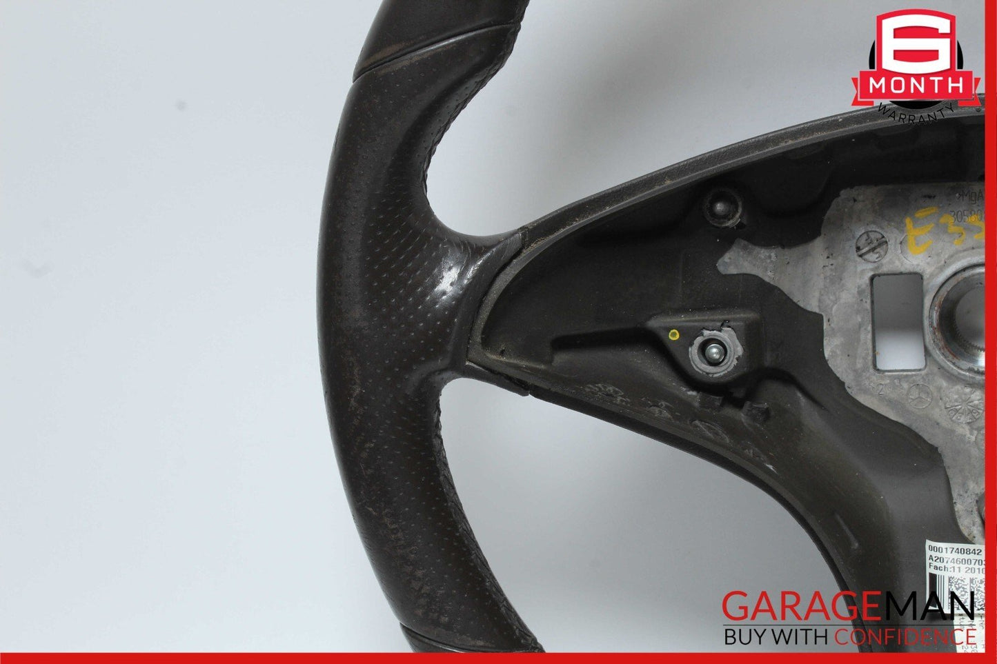 10-11 Mercedes W207 E350 E400 AMG Sport 3 Spoke Steering Wheel Beige