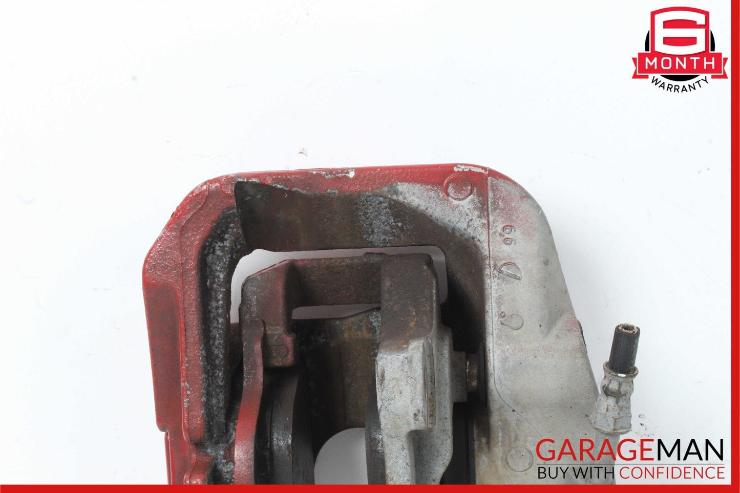 12-18 Audi A7 Front Left Driver Side Brake Caliper Red