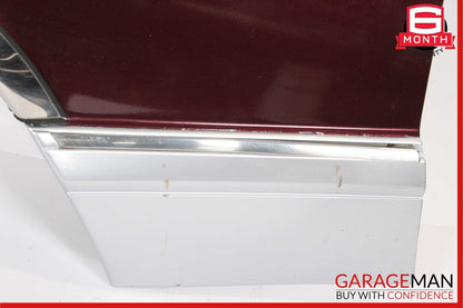79-91 Mercedes W126 420SEL Front Left Side Wing Fender Panel Cover Assy Red