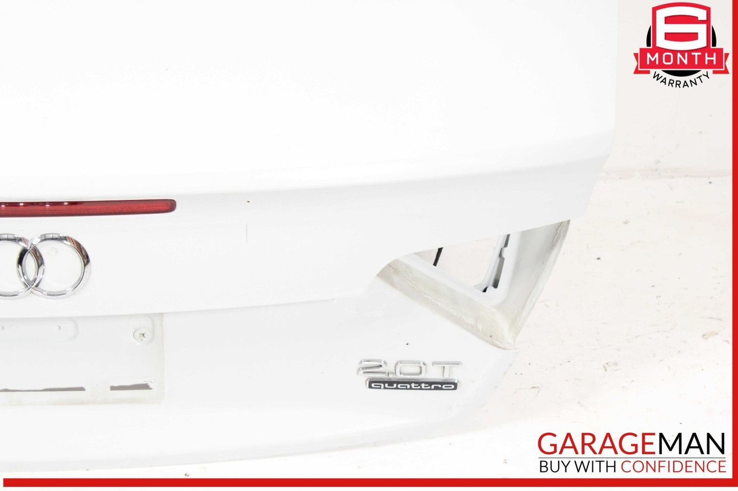 10-17 Audi A5 S5 RS5 Rear Trunk Lid Deck Shell Panel White OEM