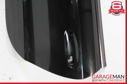03-12 Mercedes R230 SL550 Front Left Side Exterior Door Shell Frame Panel Black