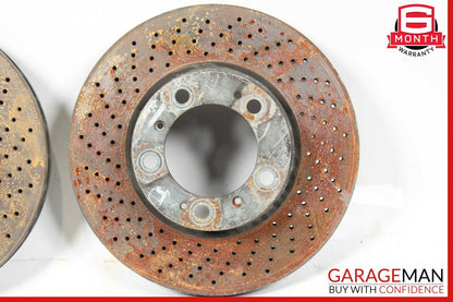 06-12 Porsche Cayman 987 Front & Rear Drilled Slotted Disc Brake Rotor Set of 4