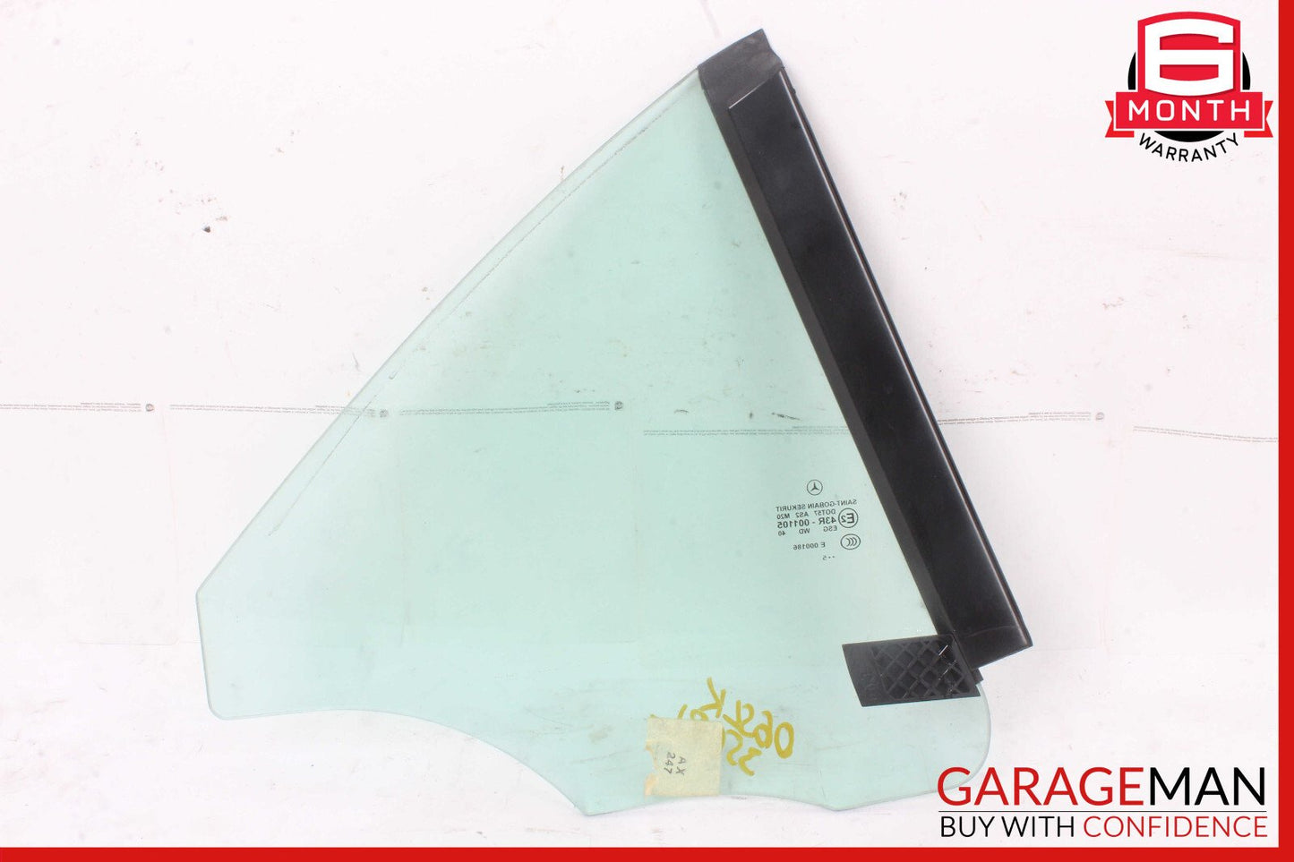 05-11 Mercedes R171 SLK350 Rear Left Side Door Quarter Window Glass OEM