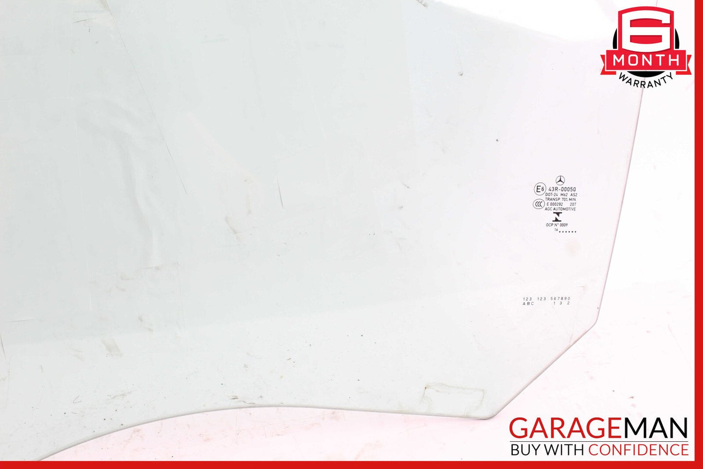 14-18 Mercedes W117 CLA45 Rear Left Driver Side Door Window Auto Glass Panel OEM