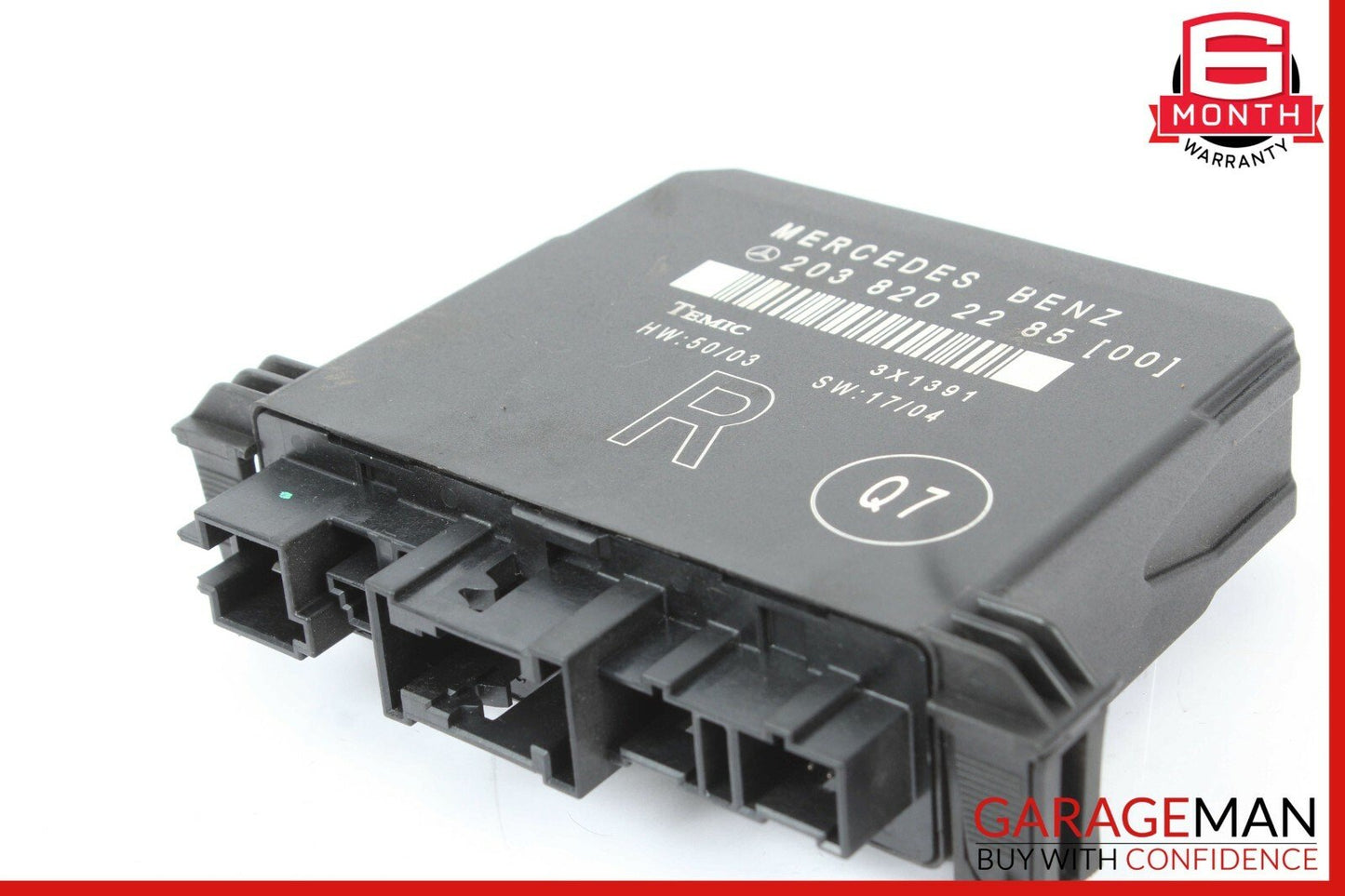 01-07 Mercedes W203 C230 C240 C320 Rear Right Door Control Module 2038202285 OEM