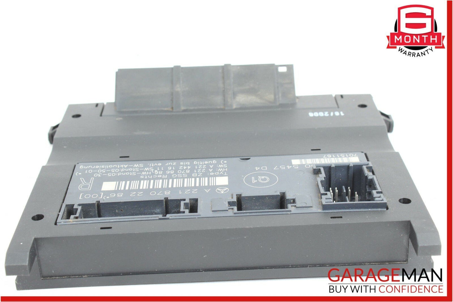 07-09 Mercedes W221 S550 Front Right Passenger Side Under Seat Control Module