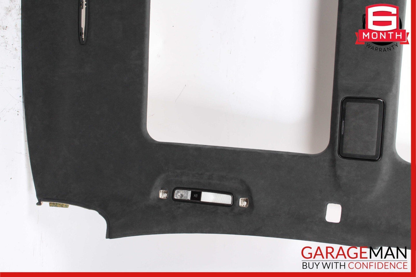 10-13 Mercedes W221 S550 Panoramic Roof Ceiling Headliner Black Suede Alcantara