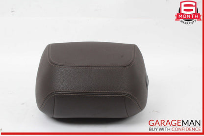14-18 BMW X5 F15 Front Left or Right Seat Headrest Head Rest Leather Brown OEM