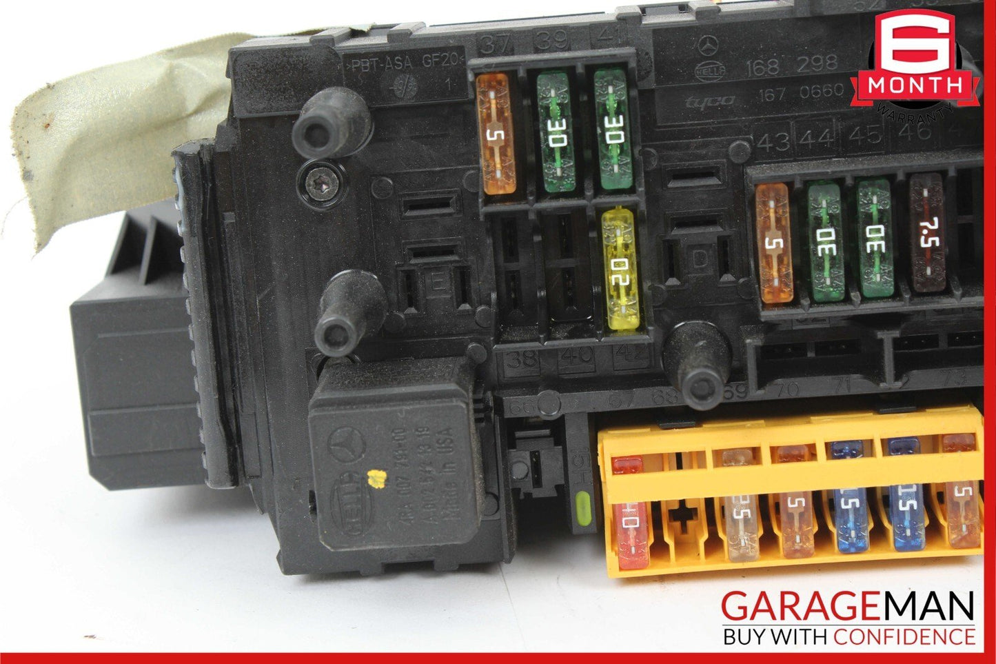 10-11 Mercedes W212 E350 E550 Rear Fuse Relay Box SAM Module Assembly OEM