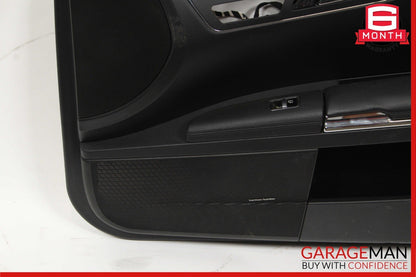 10-13 Mercedes W221 S500 Front Right Side Interior Door Trim Panel Cover Black