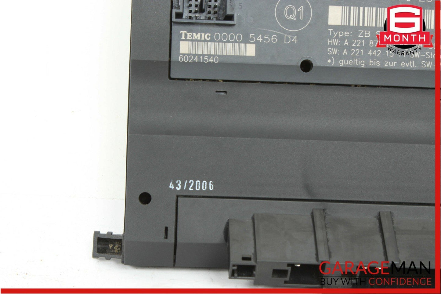 07-09 Mercedes W221 S550 Front Left Under Seat Controller Module Unit