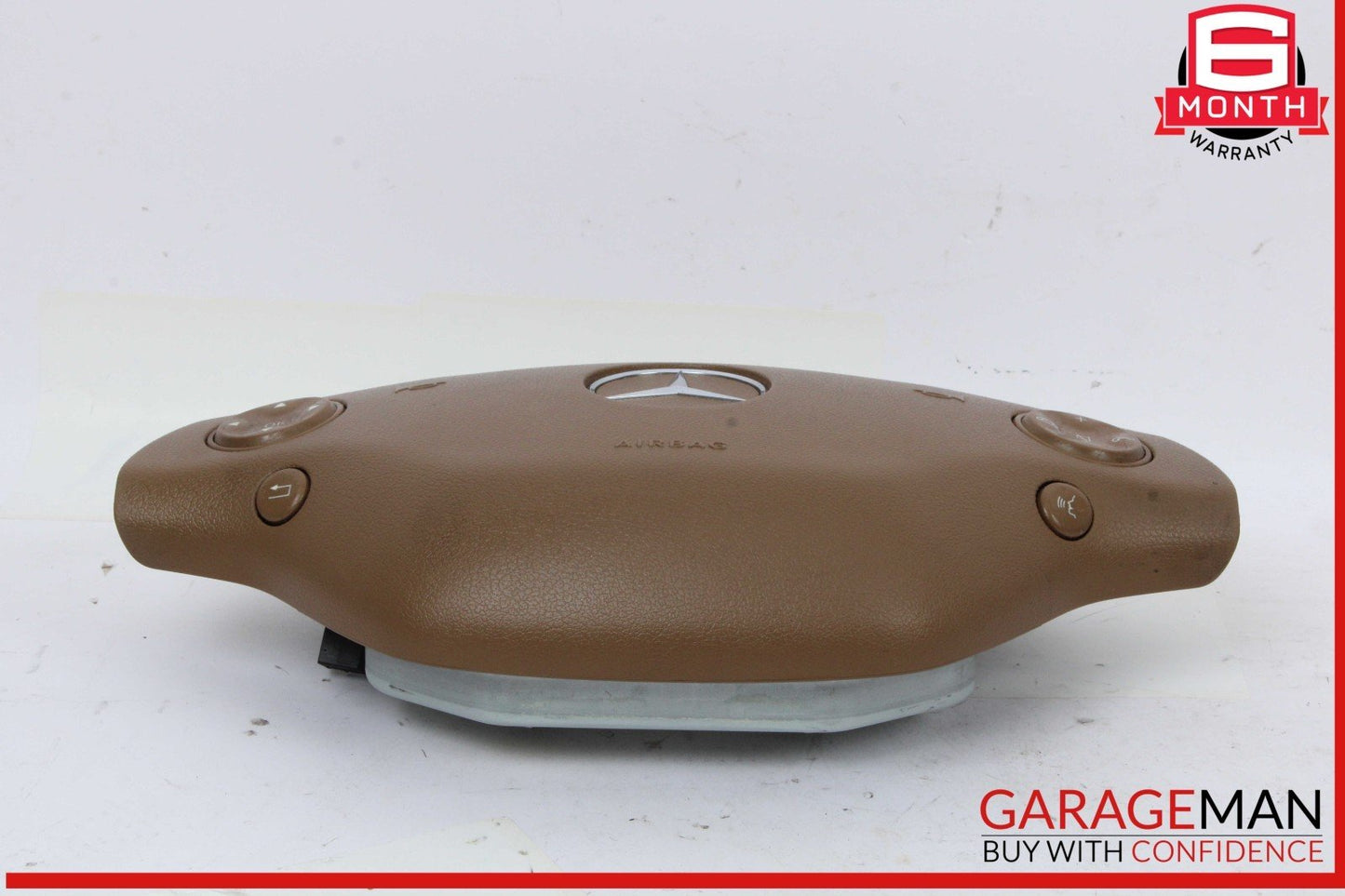 07-10 Mercedes W221 S550 CL550 Steering Wheel Airbag Air Bag Brown OEM