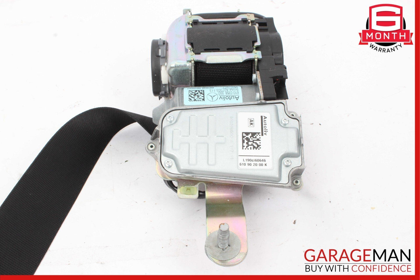 10-13 Mercedes W212 E250 E350 Front Right Seat Belt Seatbelt Retractor Black