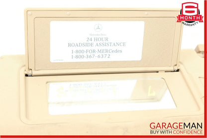 07-13 Mercedes S550 S600 S65 AMG Front Left Side Sun Visor Shade Brown OEM