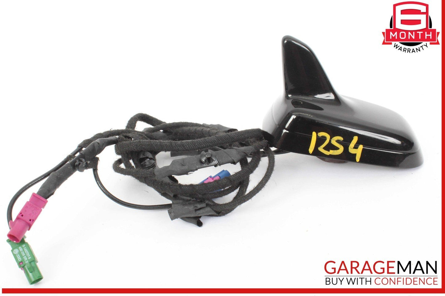 09-12 Audi S4 Rear Roof Shark Fin GPS Antenna 8K5035503C Black OEM