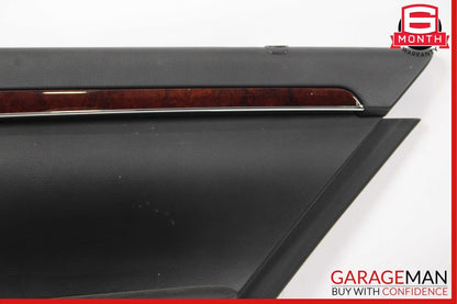 07-09 Mercedes W221 S550 S63 AMG Rear Right Side Interior Door Panel Black OEM