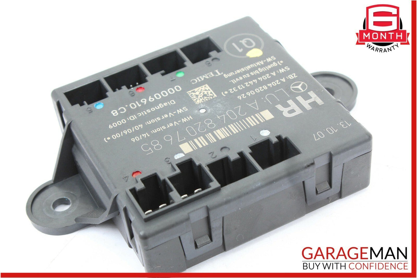 08-11 Mercedes W204 C300 C350 Rear Right Passenger Side Door Control Module OEM
