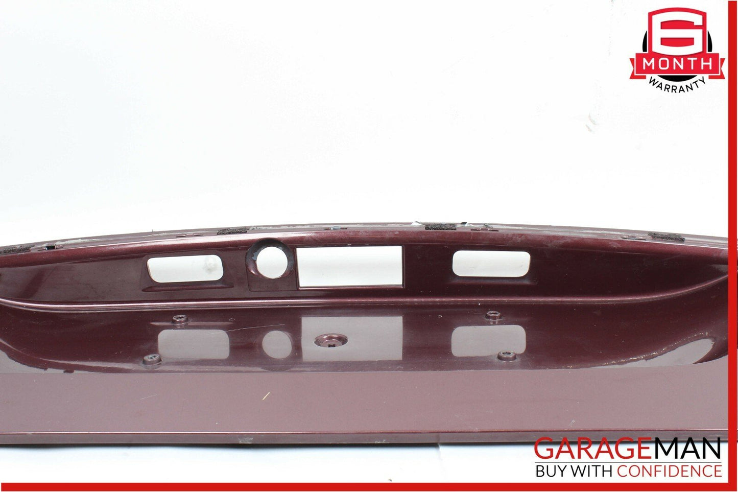 07-09 Mercedes W211 E350 E63 AMG Trunk Lid Tailgate License Plate Panel Red