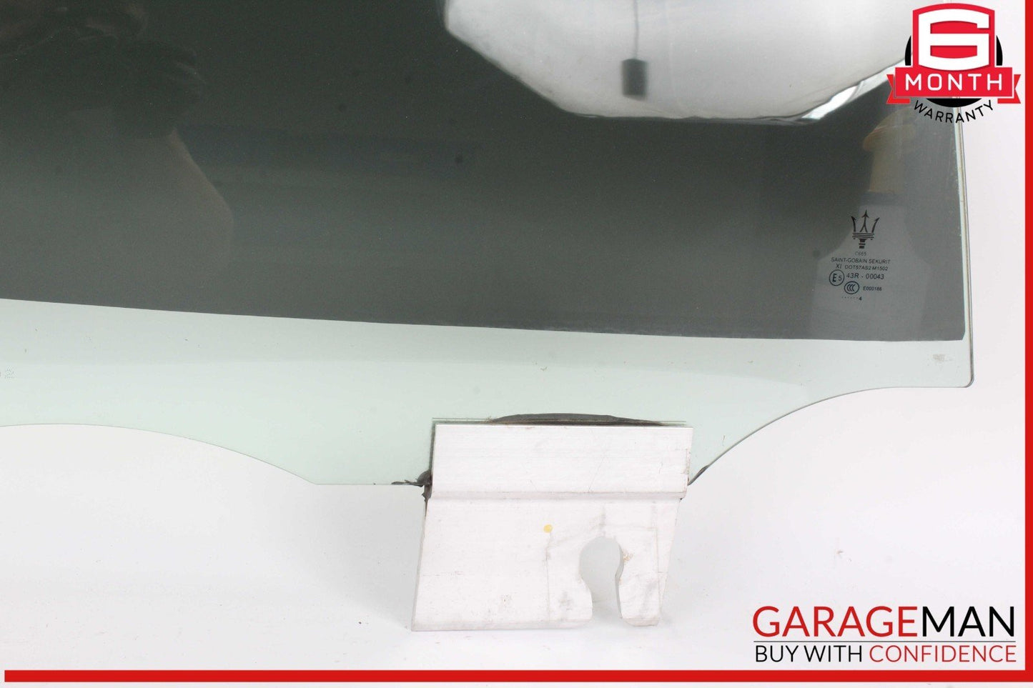 14-22 Maserati Quattroporte M156 Rear Right Passenger Side Door Window Glass OEM