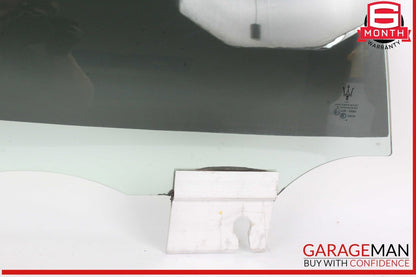 14-22 Maserati Quattroporte M156 Rear Right Passenger Side Door Window Glass OEM