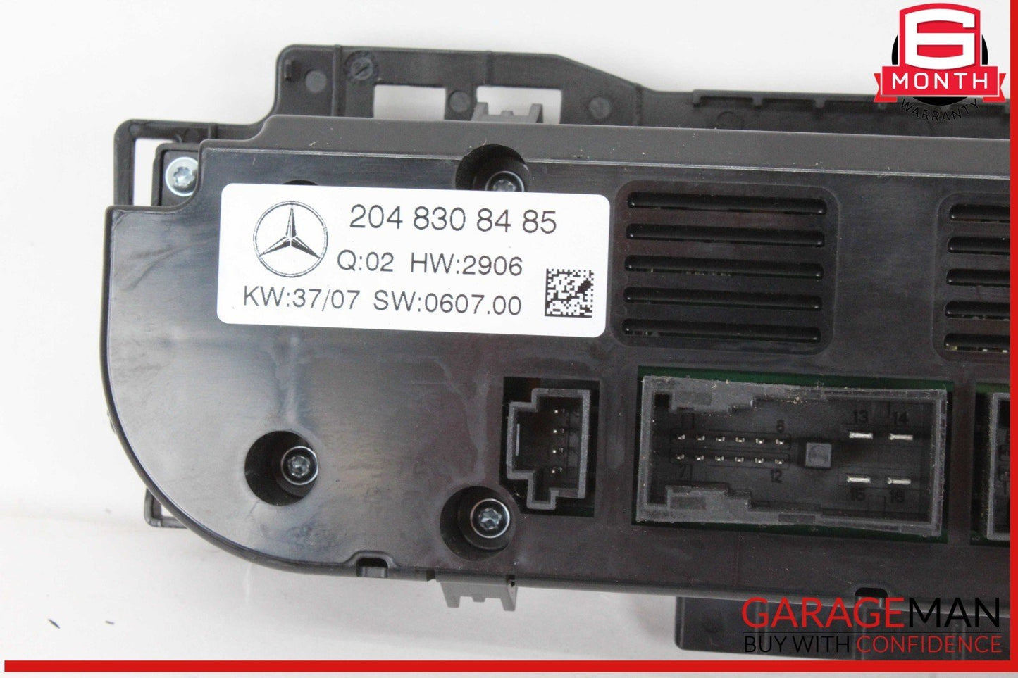 08-11 Mercedes W204 C300 C63 AMG AC A/C Heater Temperature Climate Control OEM
