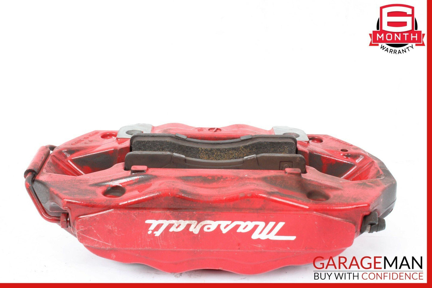 14-17 Maserati Ghibli Front Right & Left Brembo Brake Calipers Set of 2 Pc Red
